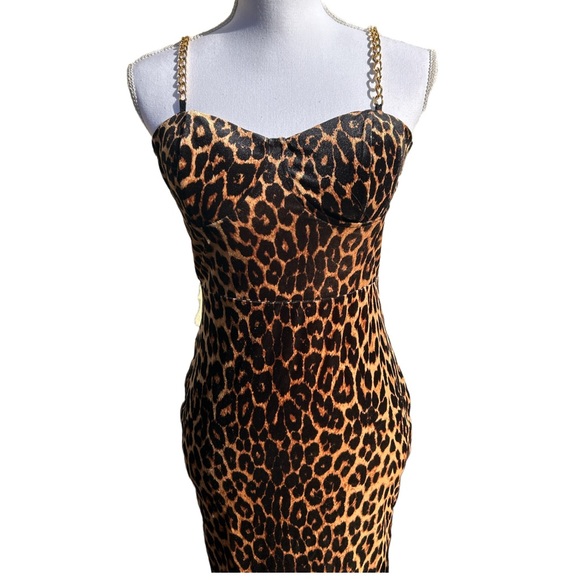 Cheetah Bodycon Dress - Picture 2 of 3